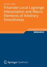 Trivariate Local Lagrange Interpolation and Macro Elements of Arbitrary Smoothness