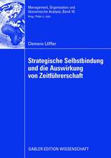 Strategische Selbstbindung und die Auswirkung von Zeitführerschaft