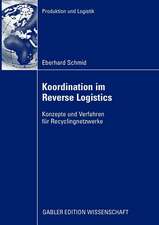 Koordination im Reverse Logistics: Konzepte und Verfahren für Recyclingnetzwerke