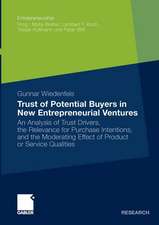 Trust of Potential Buyers in New Entrepreneurial Ventures