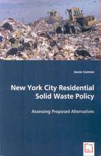 New York City Residential Solid Waste Policy