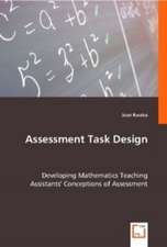 Assessment Task Design