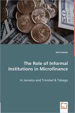 The Role of Informal Institutions in Microfinance