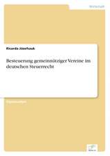 Besteuerung Gemeinnutziger Vereine Im Deutschen Steuerrecht