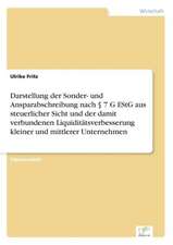 Darstellung Der Sonder- Und Ansparabschreibung Nach 7 G Estg Aus Steuerlicher Sicht Und Der Damit Verbundenen Liquiditatsverbesserung Kleiner Und Mitt