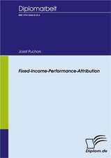 Fixed Income Performance Attribution