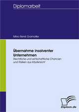 Bernahme Insolventer Unternehmen: A Clash of Principles?