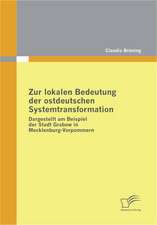 Zur Lokalen Bedeutung Der Ostdeutschen Systemtransformation: Vertikale Versus Horizontale Integration