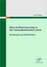 Peer-To-Peer-Learning in Der Tiermedizinischen Lehre: Politische Konomie - Die Uns Alle Angeht