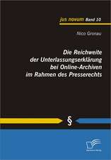 Die Reichweite Der Unterlassungserkl Rung Bei Online-Archiven Im Rahmen Des Presserechts: Die Us-Immobilienblase ALS Ausloser Der Aktuellen Krise