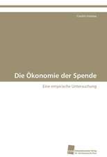 Die Okonomie Der Spende