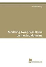 Modeling Two-Phase Flows on Moving Domains: Insights from Cern Physicists