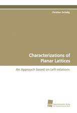 Characterizations of Planar Lattices