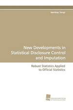 New Developments in Statistical Disclosure Control and Imputation: A Novel Histone Lysine Mono-Methyltransferase