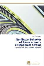 Nonlinear Behavior of Piezoceramics at Moderate Strains