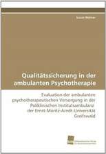 Qualitätssicherung in der ambulanten Psychotherapie