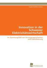 Innovation in Der Schweizer Elektrizitatswirtschaft