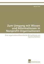 Zum Umgang Mit Wissen Und Informationen in Nonprofit-Organisationen: An Alternative Succession Route for Family Firms