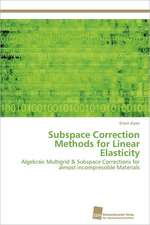 Subspace Correction Methods for Linear Elasticity