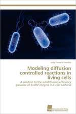 Modeling Diffusion Controlled Reactions in Living Cells: Measurement and Source Allocation