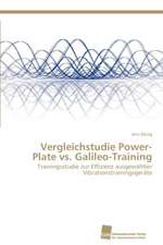 Vergleichstudie Power-Plate vs. Galileo-Training