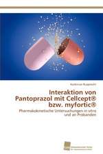 Interaktion Von Pantoprazol Mit Cellcept(r) Bzw. Myfortic(r): Measurement and Source Allocation