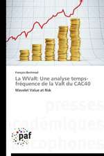 La WVaR: Une analyse temps-fréquence de la VaR du CAC40