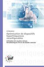 Optimisation de dispositifs hyperfréquences reconfigurables