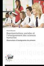 Représentations sociales et l¿enseignement des sciences humaines