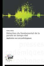 Détection du fondamental de la parole en temps-réel