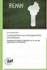 L'adaptation aux changements climatiques