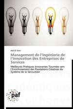 Management de l¿Ingénierie de l¿Innovation des Entreprises de Services