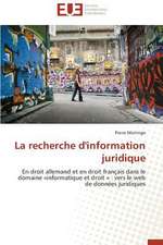 La Recherche D'Information Juridique