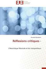 Reflexions Critiques -: Cas de La Zone Cemac