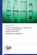 Savoirs chimiques scolaires et savoirs chimiques professionnels