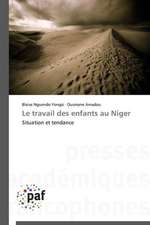 Le travail des enfants au Niger