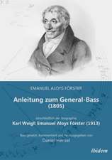 Förster, E: Anleitung zum General-Bass (1805), einschließlic