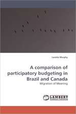 A comparison of participatory budgeting in Brazil and Canada