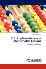 CLIL Implementation in Mathematics Lessons