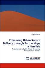 Enhancing Urban Service Delivery through Partnerships in Namibia