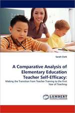 A Comparative Analysis of Elementary Education Teacher Self-Efficacy