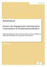 Formen des Engagements internationaler Unternehmen in Transformationsländern