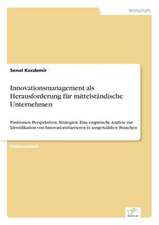 Innovationsmanagement als Herausforderung für mittelständische Unternehmen