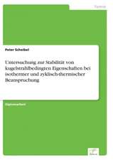 Untersuchung zur Stabilität von kugelstrahlbedingten Eigenschaften bei isothermer und zyklisch-thermischer Beanspruchung