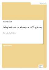 Erfolgsorientierte Management-Vergütung