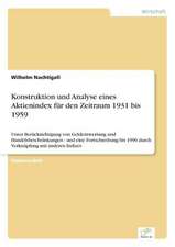 Konstruktion und Analyse eines Aktienindex für den Zeitraum 1931 bis 1959