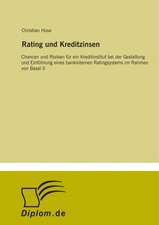 Rating und Kreditzinsen