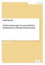 Sondervergütungen bei gewerblichen Einkünften aus Mitunternehmerschaft