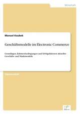 Geschäftsmodelle im Electronic Commerce