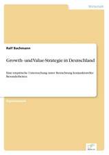 Growth- und Value-Strategie in Deutschland